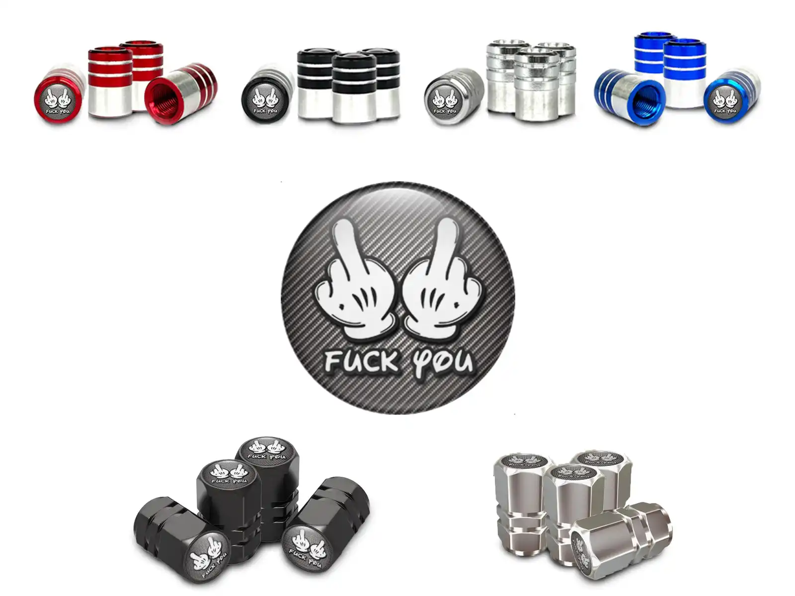 Valve Stem Covers Truck Customizable Style